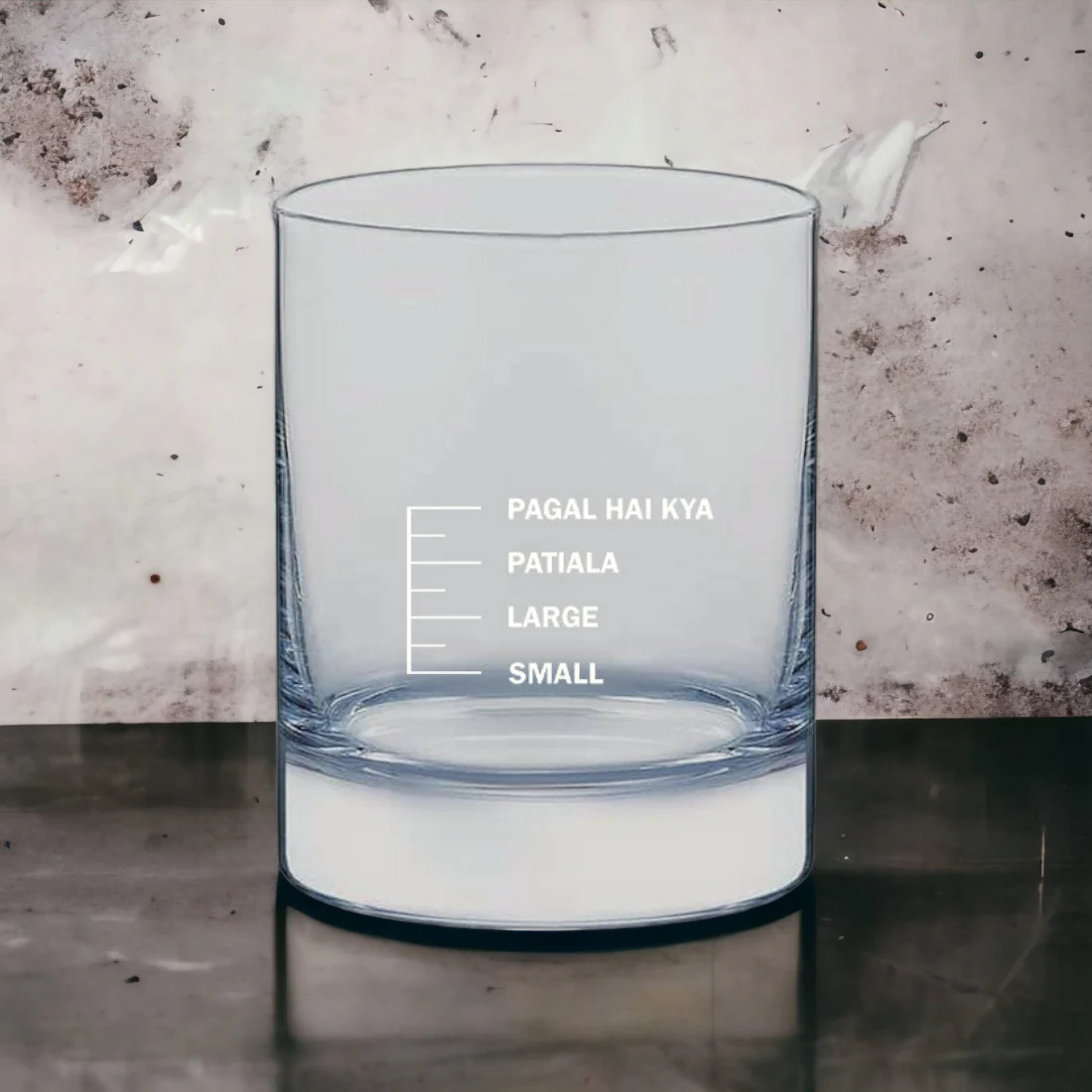 BFCM HOT DEAL Whiskey Glasses Liquor Glass-SMALL LARGE PATIYALA PAGAL HAI KYA - Image 13