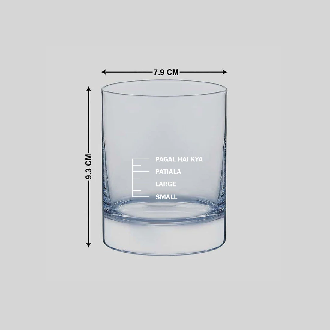 BFCM HOT DEAL Whiskey Glasses Liquor Glass-SMALL LARGE PATIYALA PAGAL HAI KYA - Image 14
