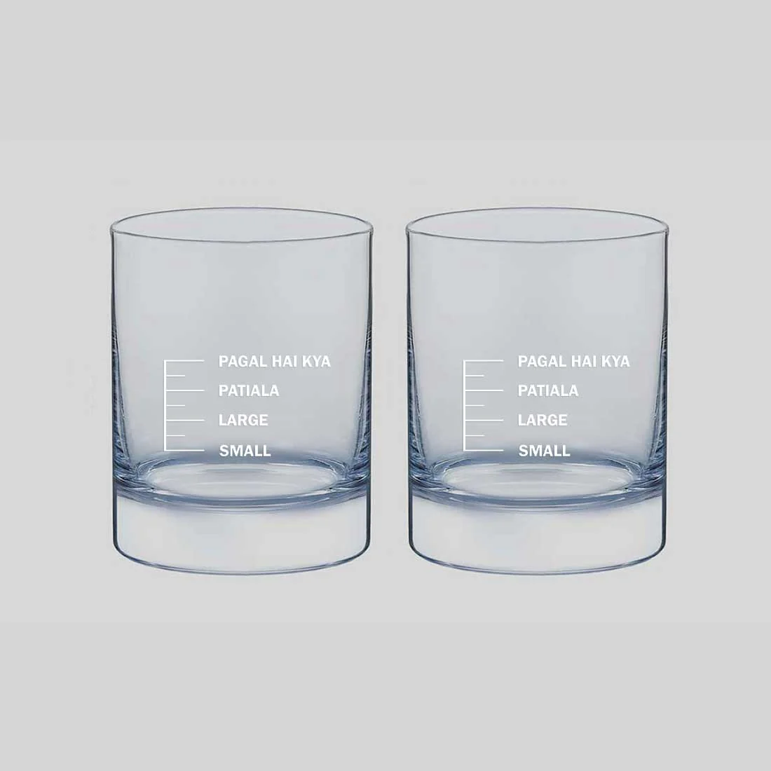 BFCM HOT DEAL Whiskey Glasses Liquor Glass-SMALL LARGE PATIYALA PAGAL HAI KYA - Image 15