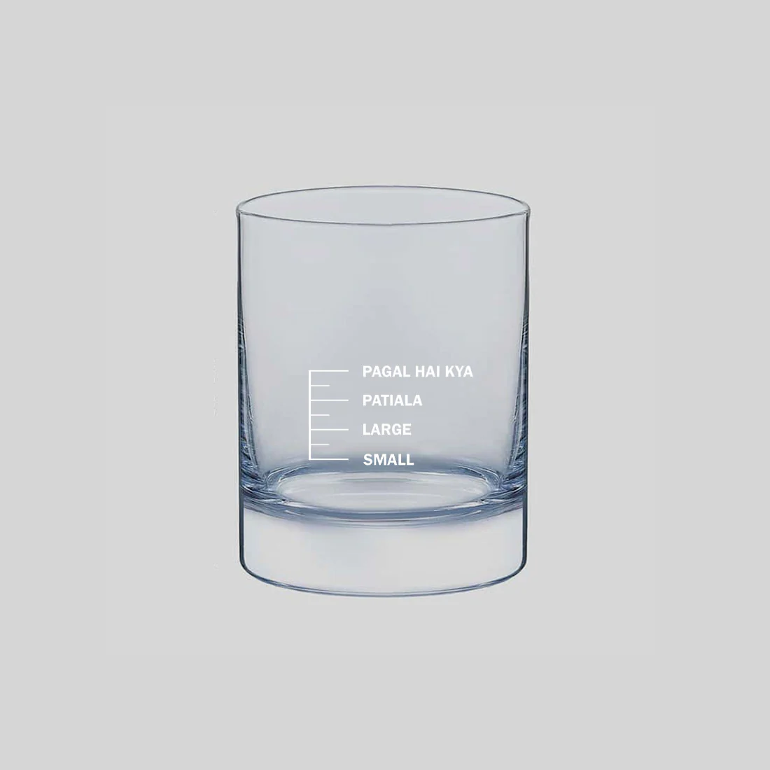 BFCM HOT DEAL Whiskey Glasses Liquor Glass-SMALL LARGE PATIYALA PAGAL HAI KYA - Image 16