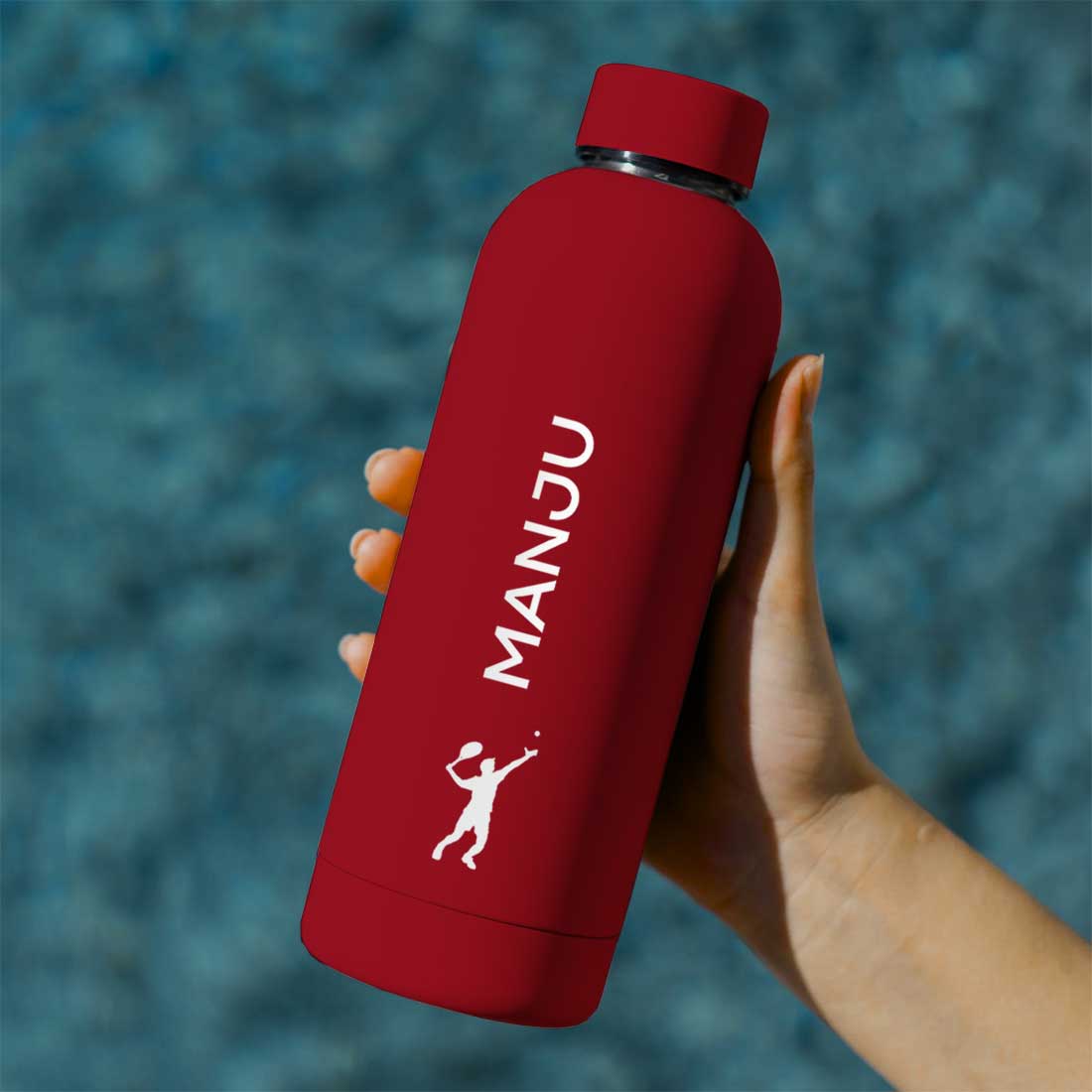 Bottle with Name Stainless Steel Double Insulated Water Bottles for Travel Office Gym Home - BPA Free, Leakproof - Image 10