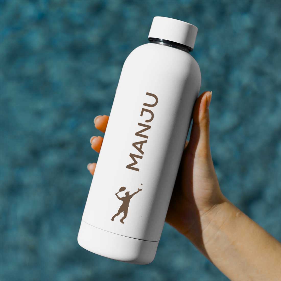 Bottle with Name Stainless Steel Double Insulated Water Bottles for Travel Office Gym Home - BPA Free, Leakproof - Image 11