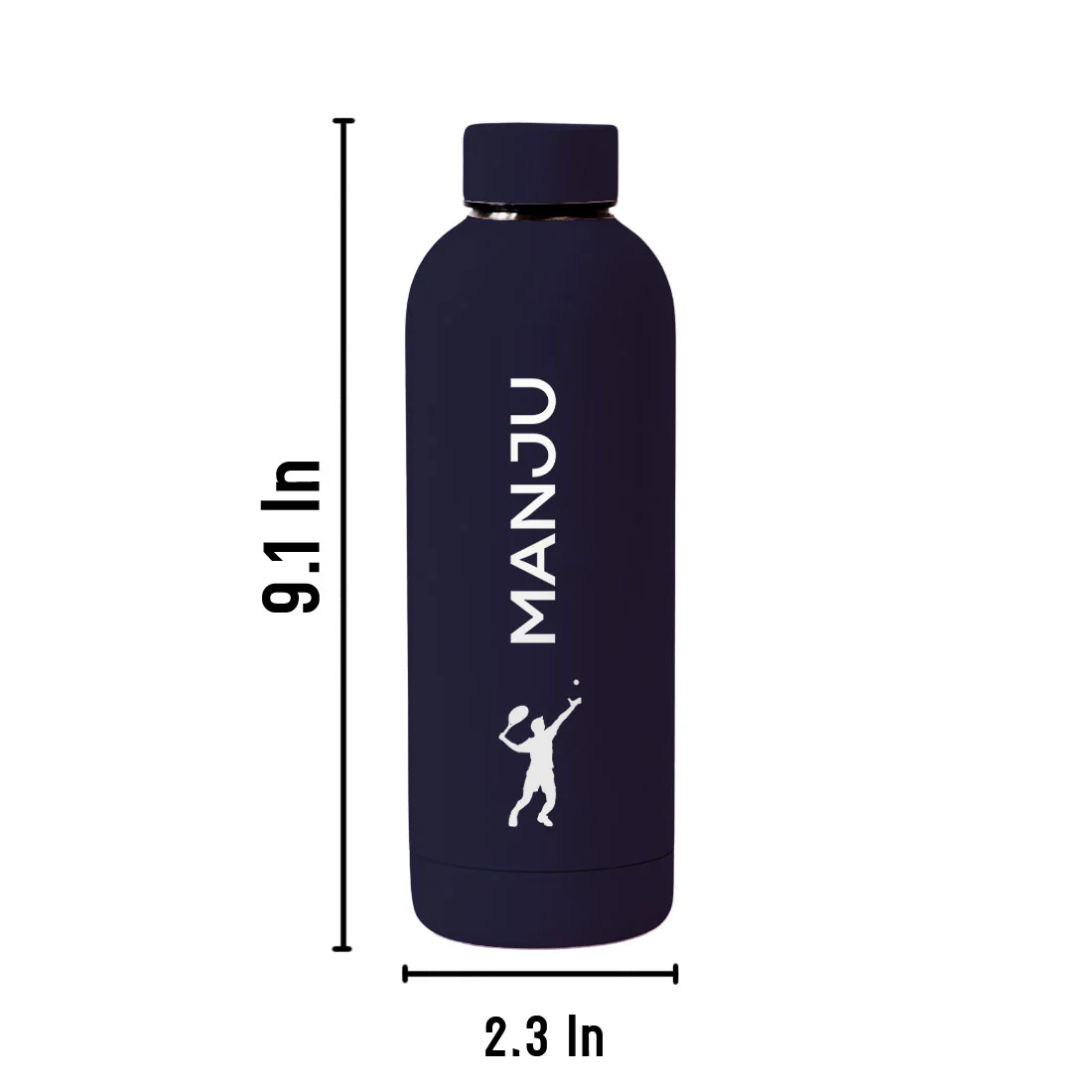 Bottle with Name Stainless Steel Double Insulated Water Bottles for Travel Office Gym Home - BPA Free, Leakproof - Image 15