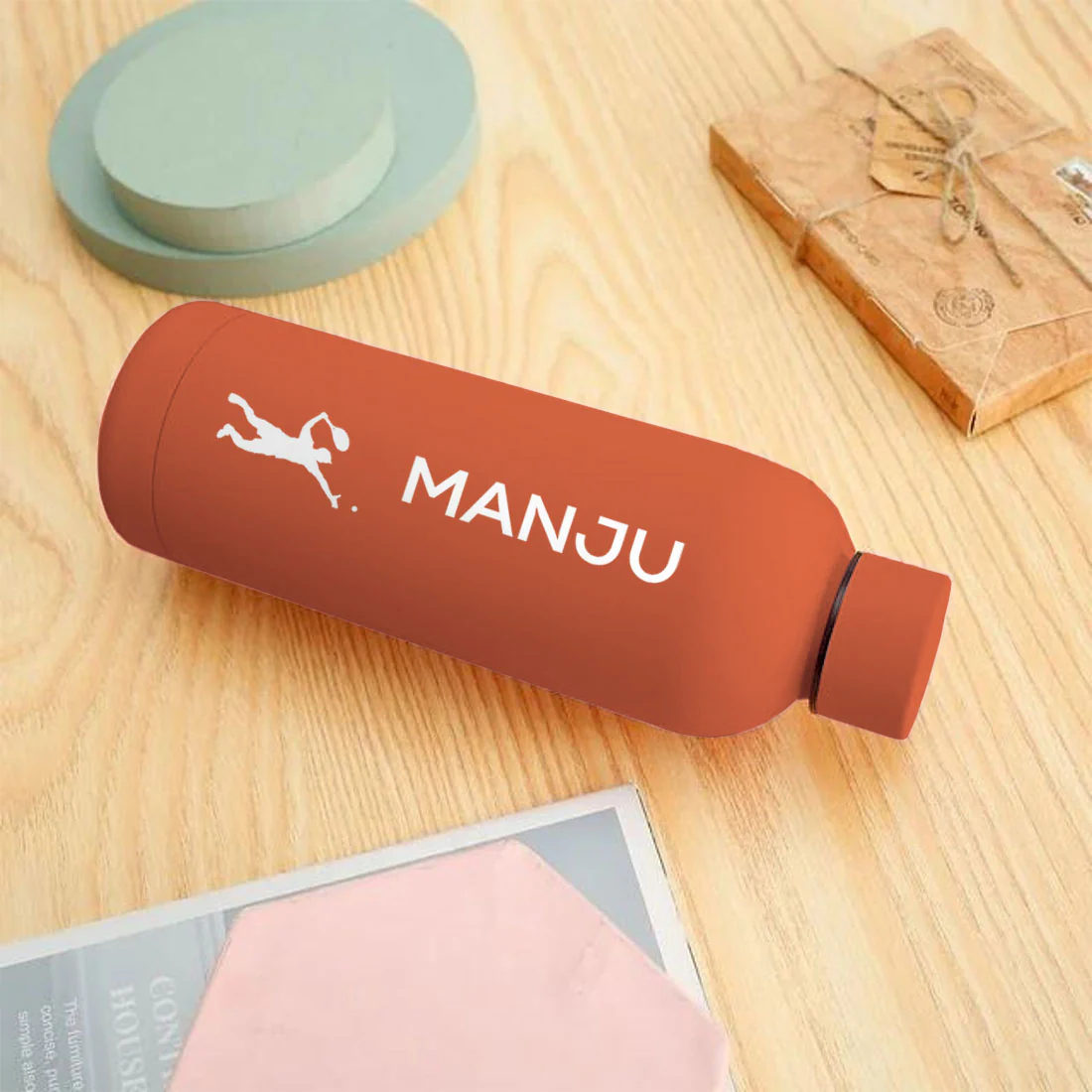 Bottle with Name Stainless Steel Double Insulated Water Bottles for Travel Office Gym Home - BPA Free, Leakproof - Image 22