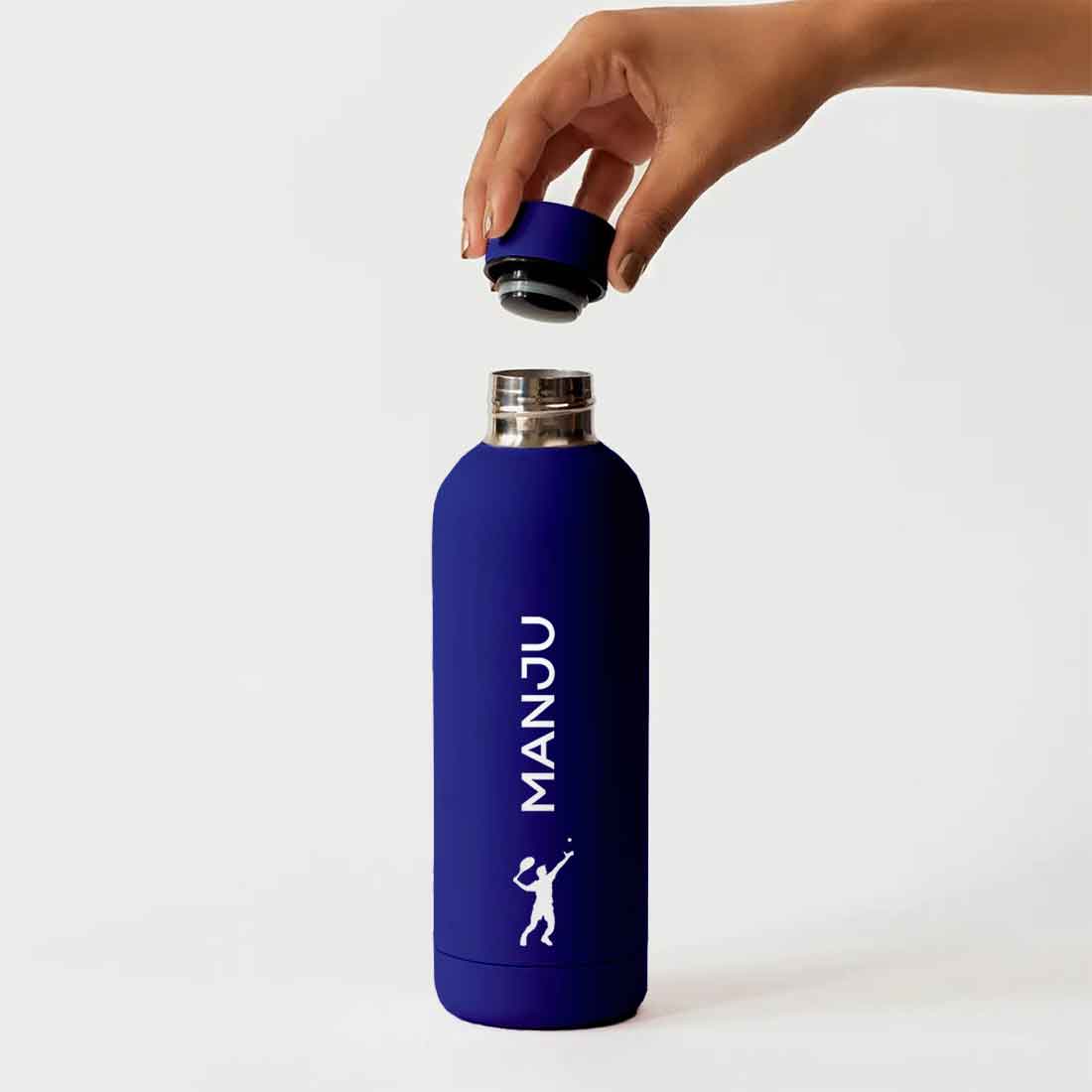 Bottle with Name Stainless Steel Double Insulated Water Bottles for Travel Office Gym Home - BPA Free, Leakproof - Image 24