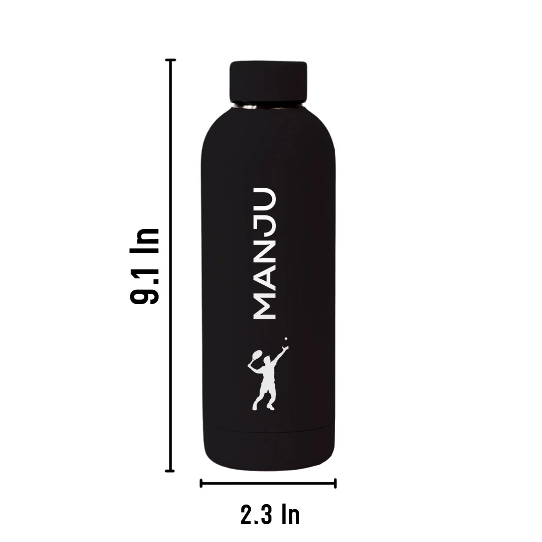 Bottle with Name Stainless Steel Double Insulated Water Bottles for Travel Office Gym Home - BPA Free, Leakproof - Image 25
