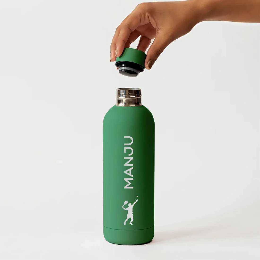 Bottle with Name Stainless Steel Double Insulated Water Bottles for Travel Office Gym Home - BPA Free, Leakproof - Image 44