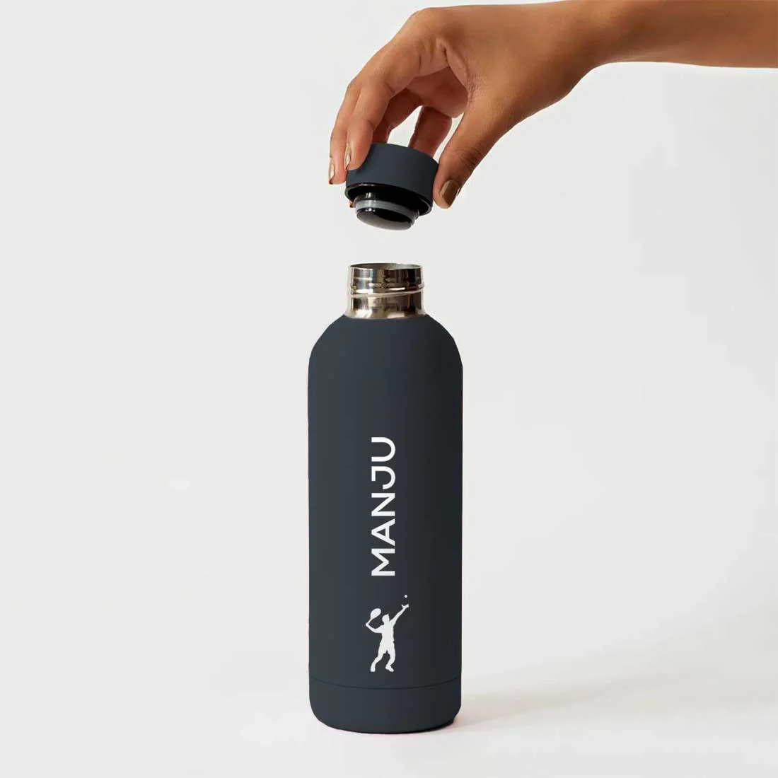 Bottle with Name Stainless Steel Double Insulated Water Bottles for Travel Office Gym Home - BPA Free, Leakproof - Image 59