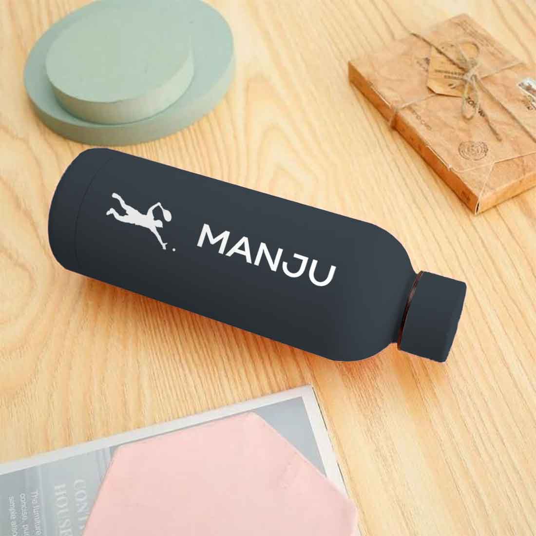 Bottle with Name Stainless Steel Double Insulated Water Bottles for Travel Office Gym Home - BPA Free, Leakproof - Image 62