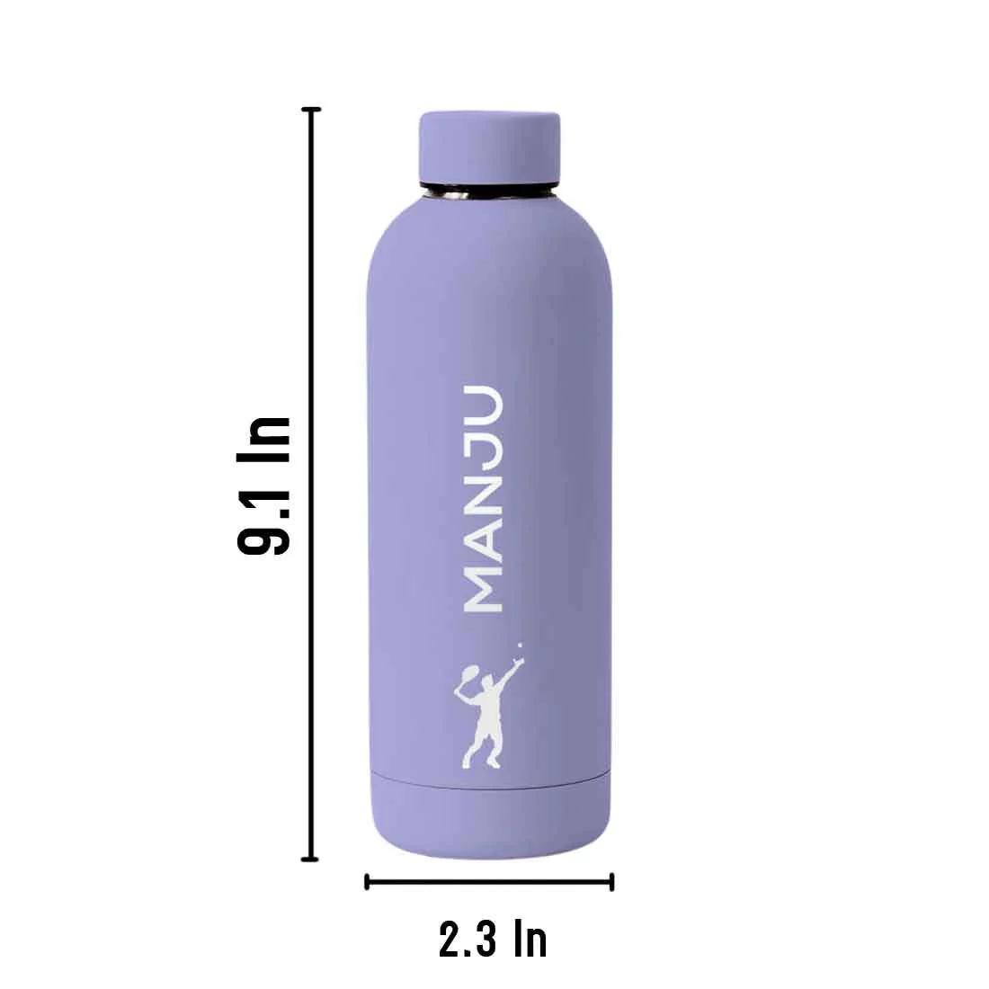 Bottle with Name Stainless Steel Double Insulated Water Bottles for Travel Office Gym Home - BPA Free, Leakproof - Image 72