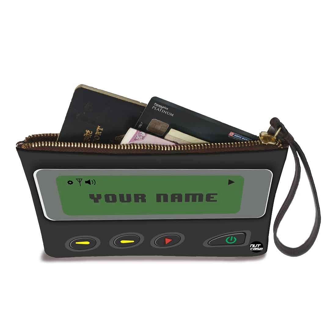 Small Leather Coin Purse - Battery Design - Image 3