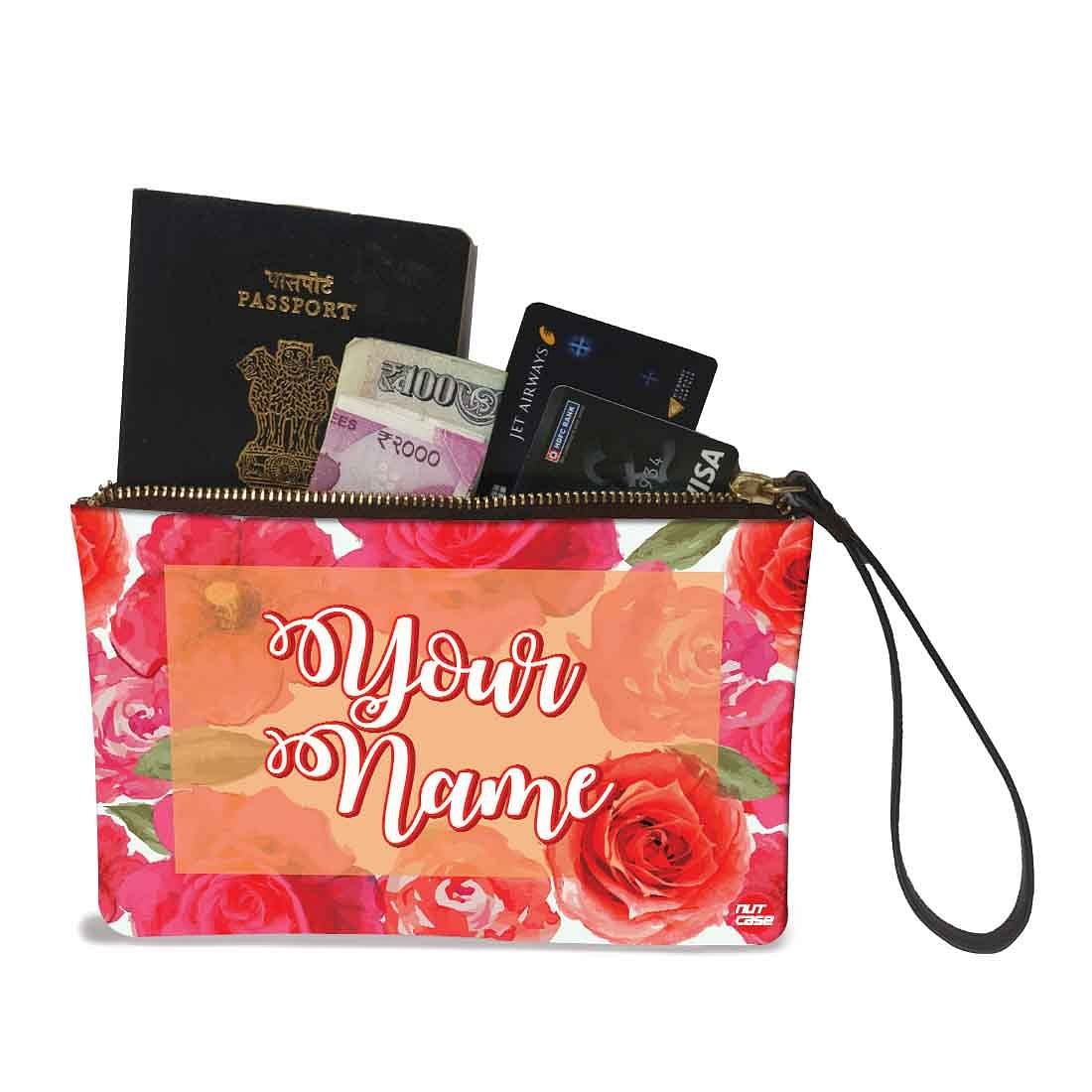 Small Pouches For Ladies - Red Roses - Image 2