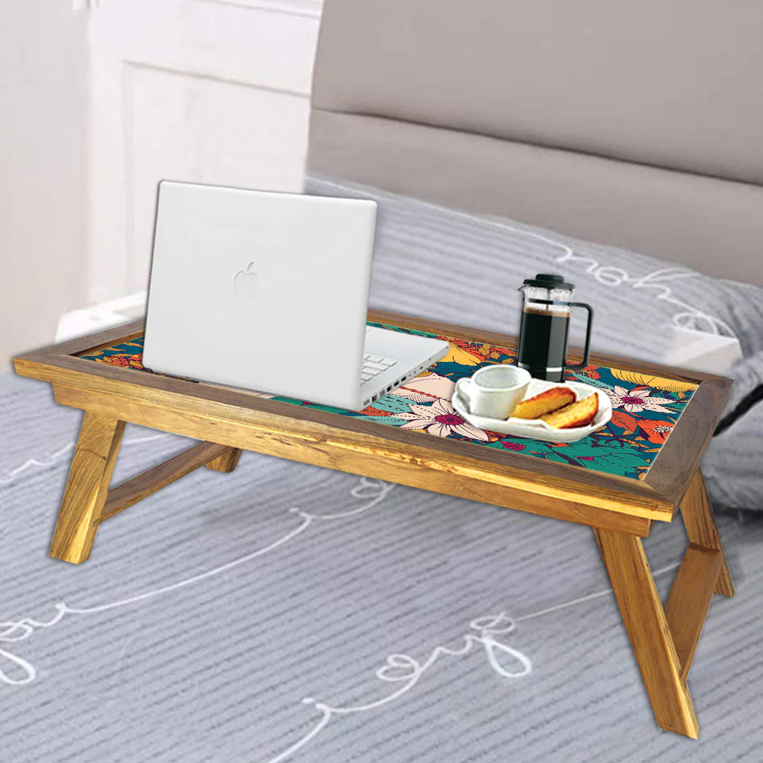 Folding Breakfast in Bed Table Tray - Elegance - Image 4