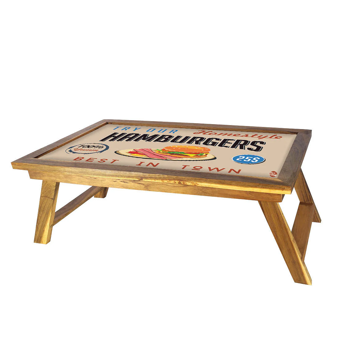 Nutcase Breakfast Tray Folding For Bed Tables -Hamburgers - Image 3