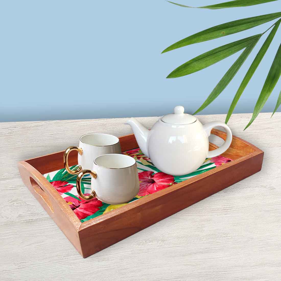 Wooden Serving Platter for Serving Tray Home Décor and Kitchen - Image 2