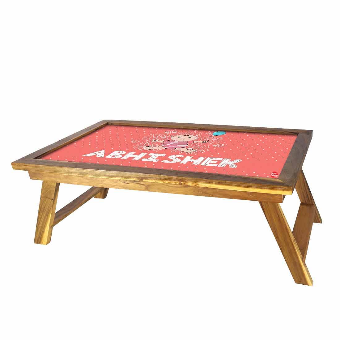 Personalized Folding Laptop Table - Cute Baby - Image 2