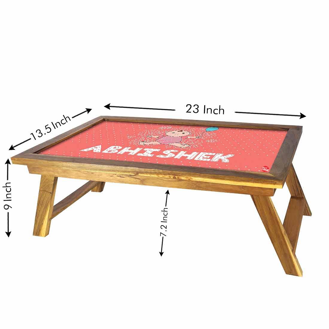 Personalized Folding Laptop Table - Cute Baby - Image 4