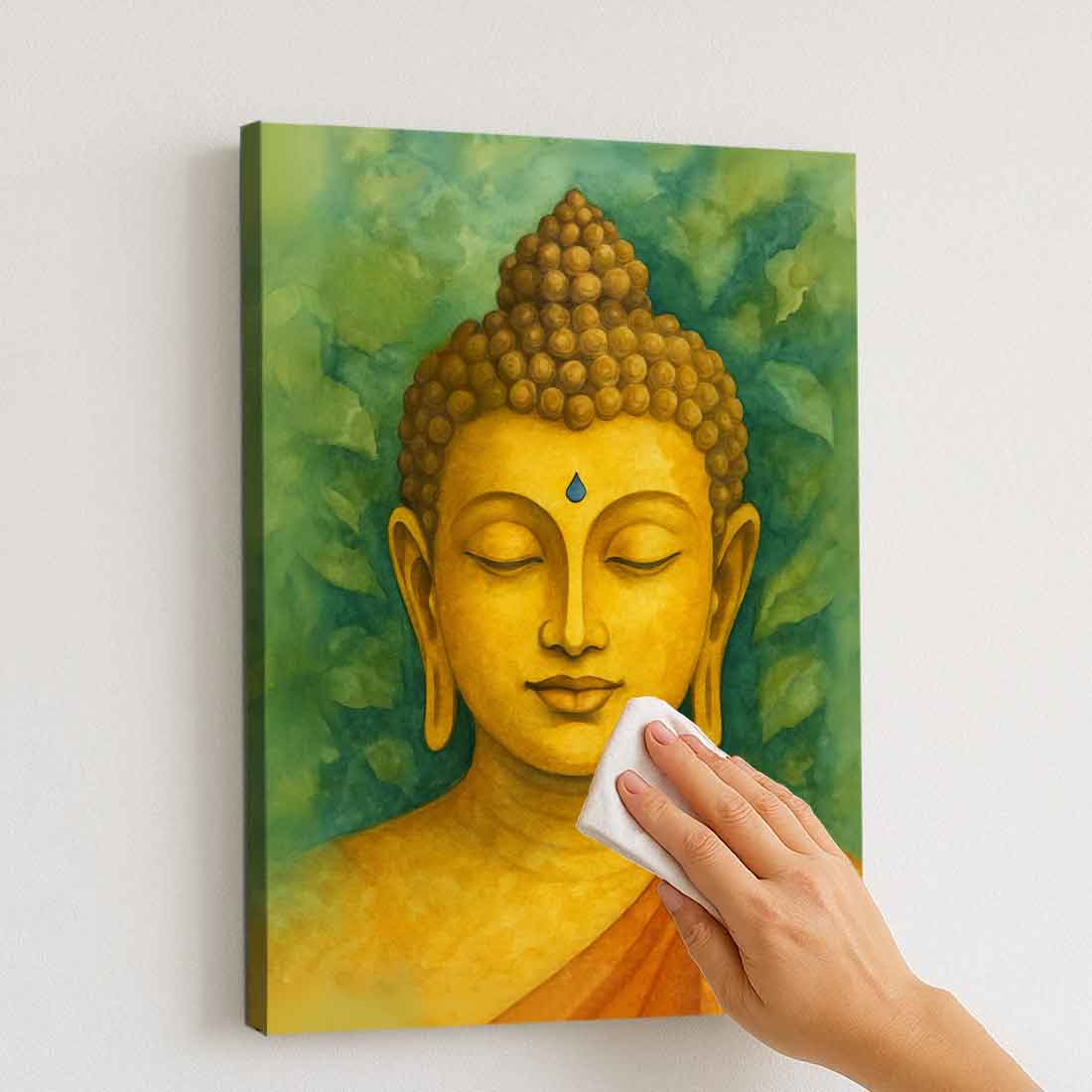 Buddha Photo Frame with LED Light – Premium Acrylic Wall Art for Home & Office Décor - Image 5