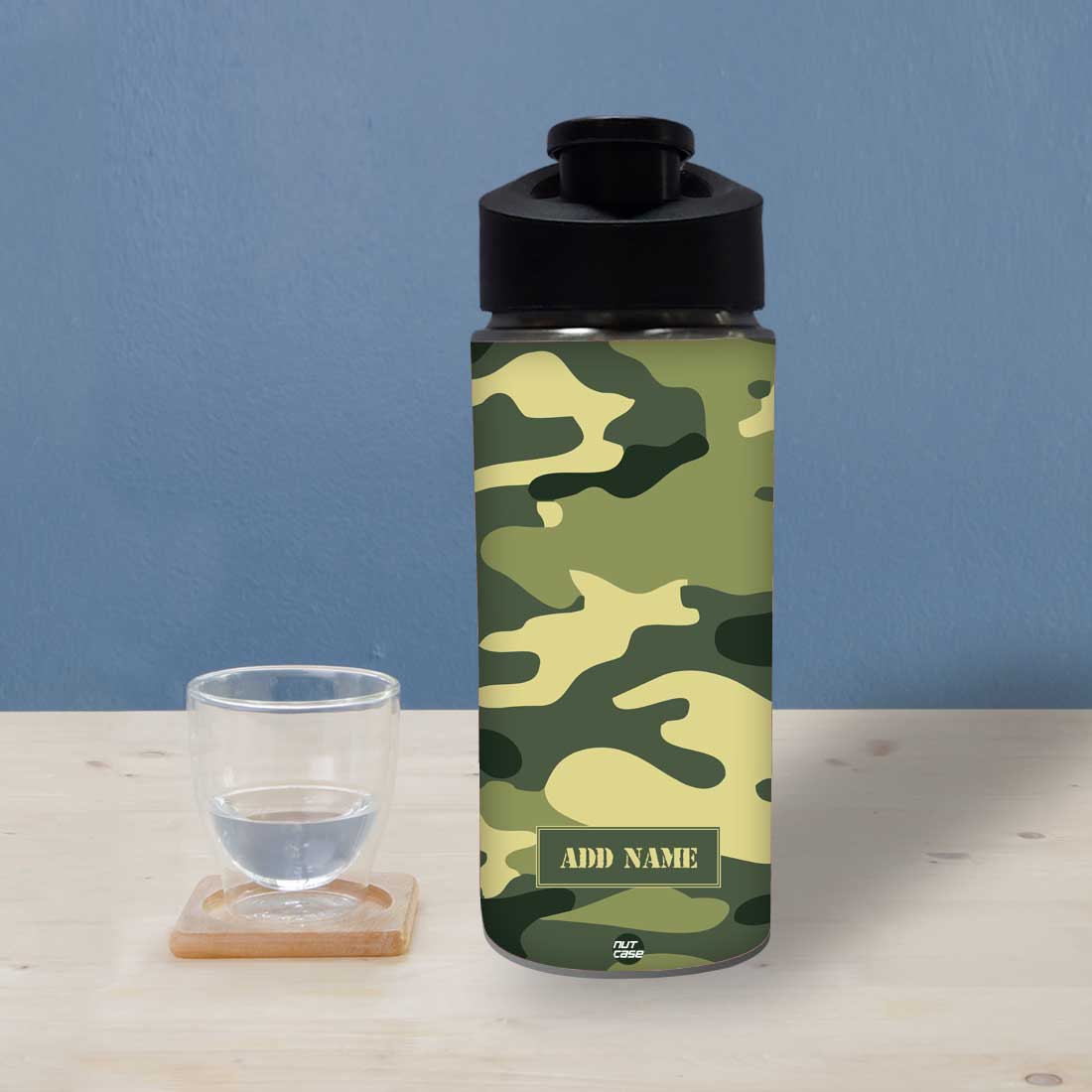 Camouflage Military Water Bottle - Army - Image 2
