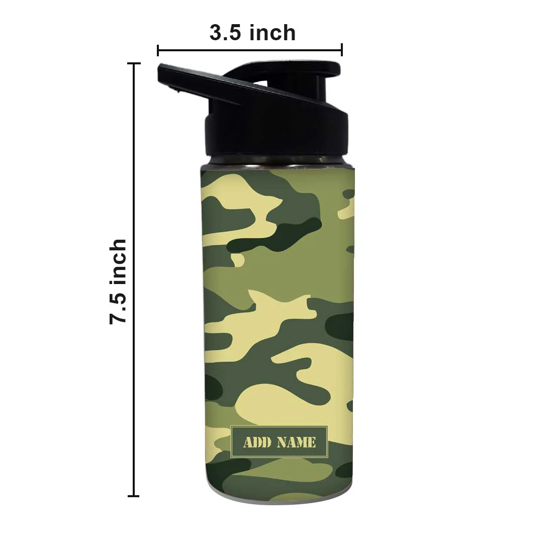 Camouflage Military Water Bottle - Army - Image 5