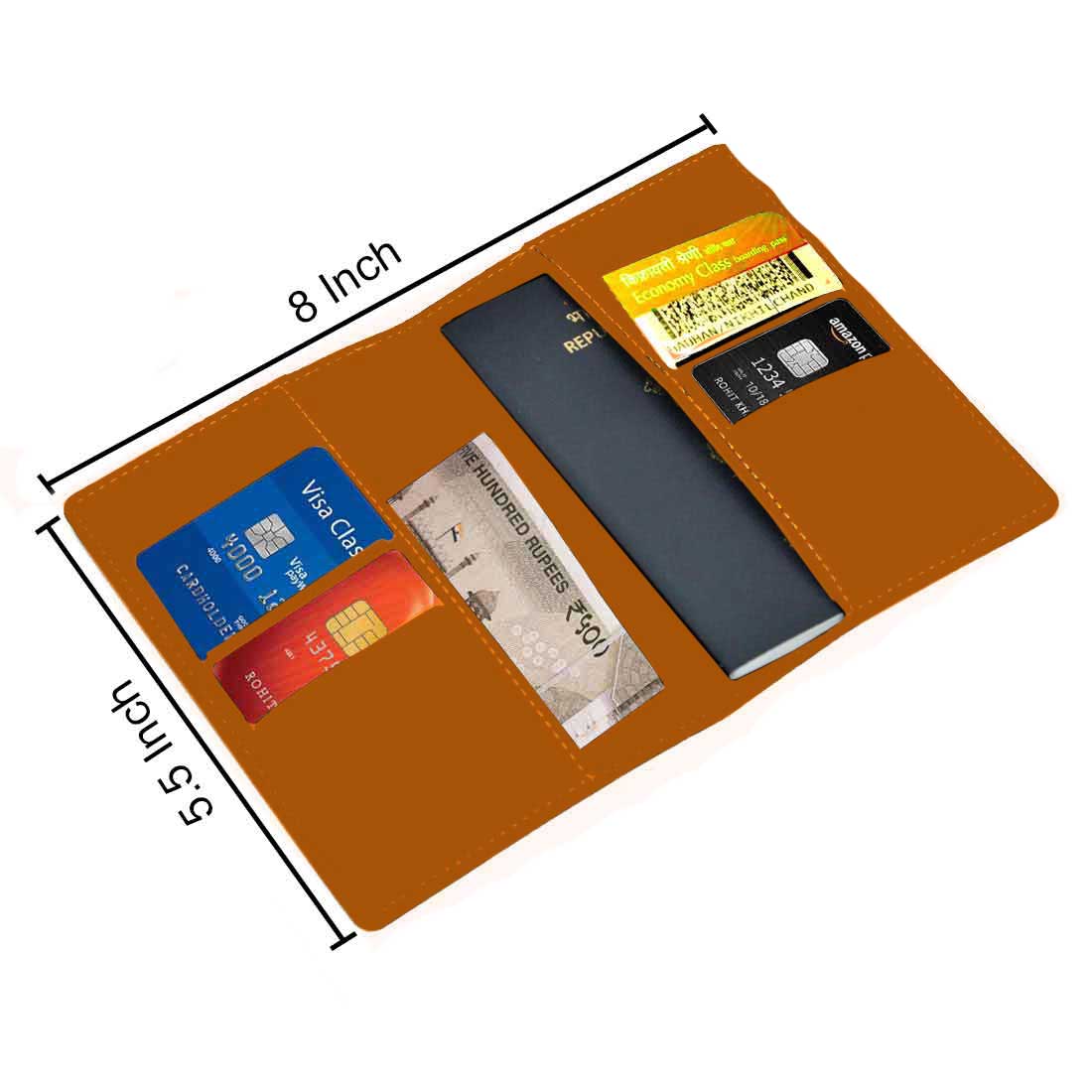 Cartoon Designer Passport Cover for Kids PU Leather Passport Holder and Luggage Tag Set with Name - Image 23