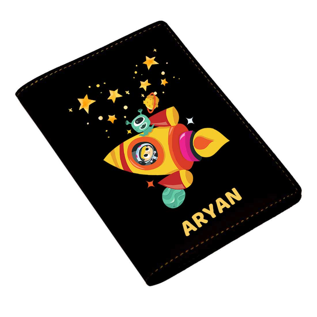 Cartoon Designer Passport Cover for Kids PU Leather Passport Holder and Luggage Tag Set with Name - Image 28
