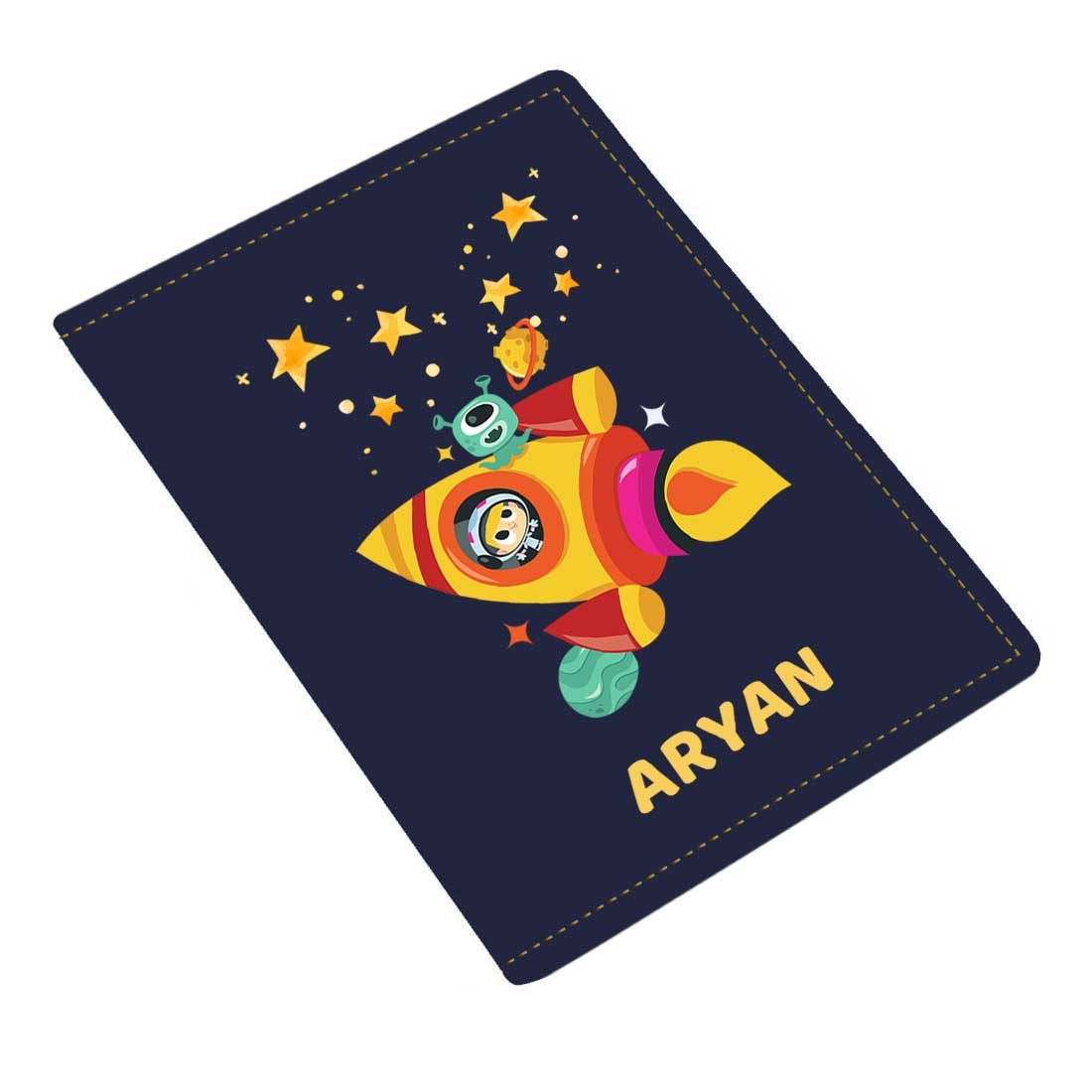 Cartoon Designer Passport Cover for Kids PU Leather Passport Holder and Luggage Tag Set with Name - Image 31