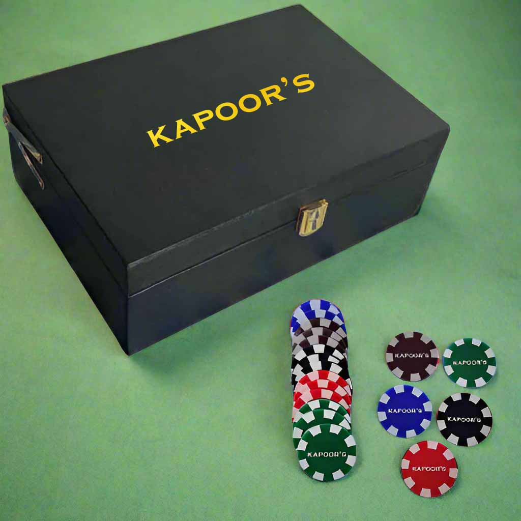 Casino Chip Set with Name Custom Poker Chips -Multi Color - Image 13