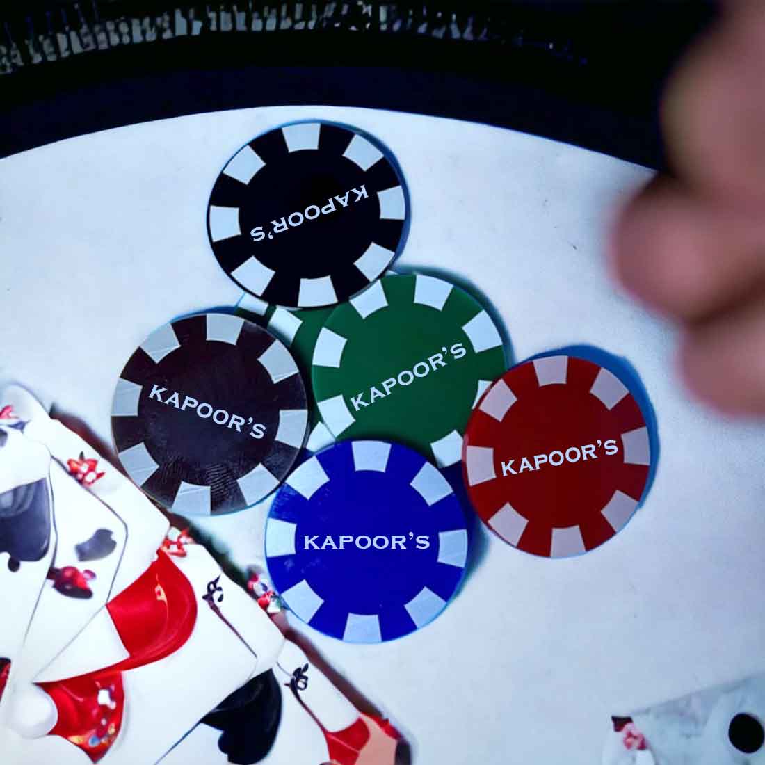 Casino Chip Set with Name Custom Poker Chips -Multi Color - Image 4