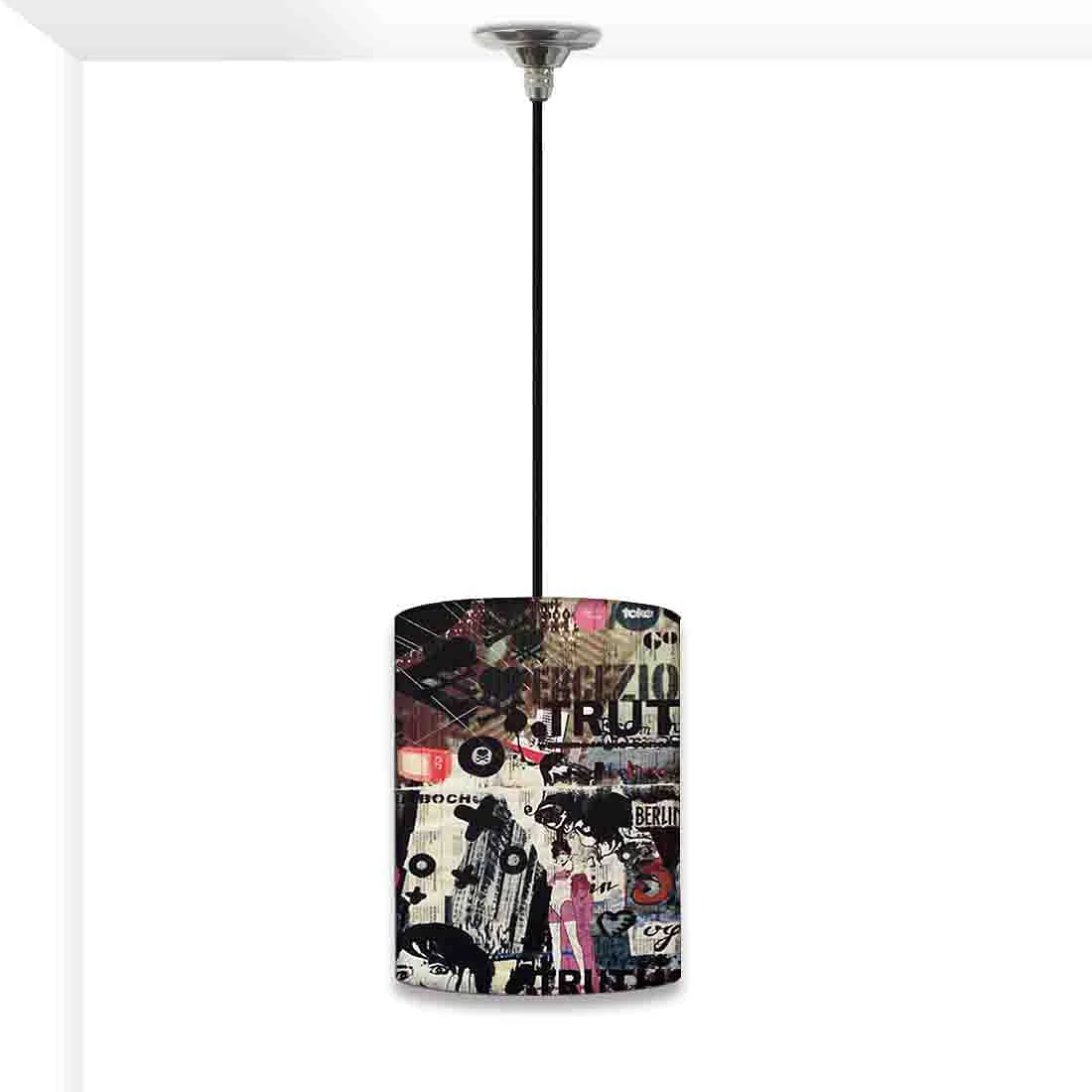 Cool Outdoor Pendant Lamp - Paper Collage