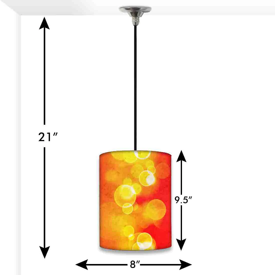 Fancy Ceiling Pendant Lamp - Bokeh Yellow - Image 2