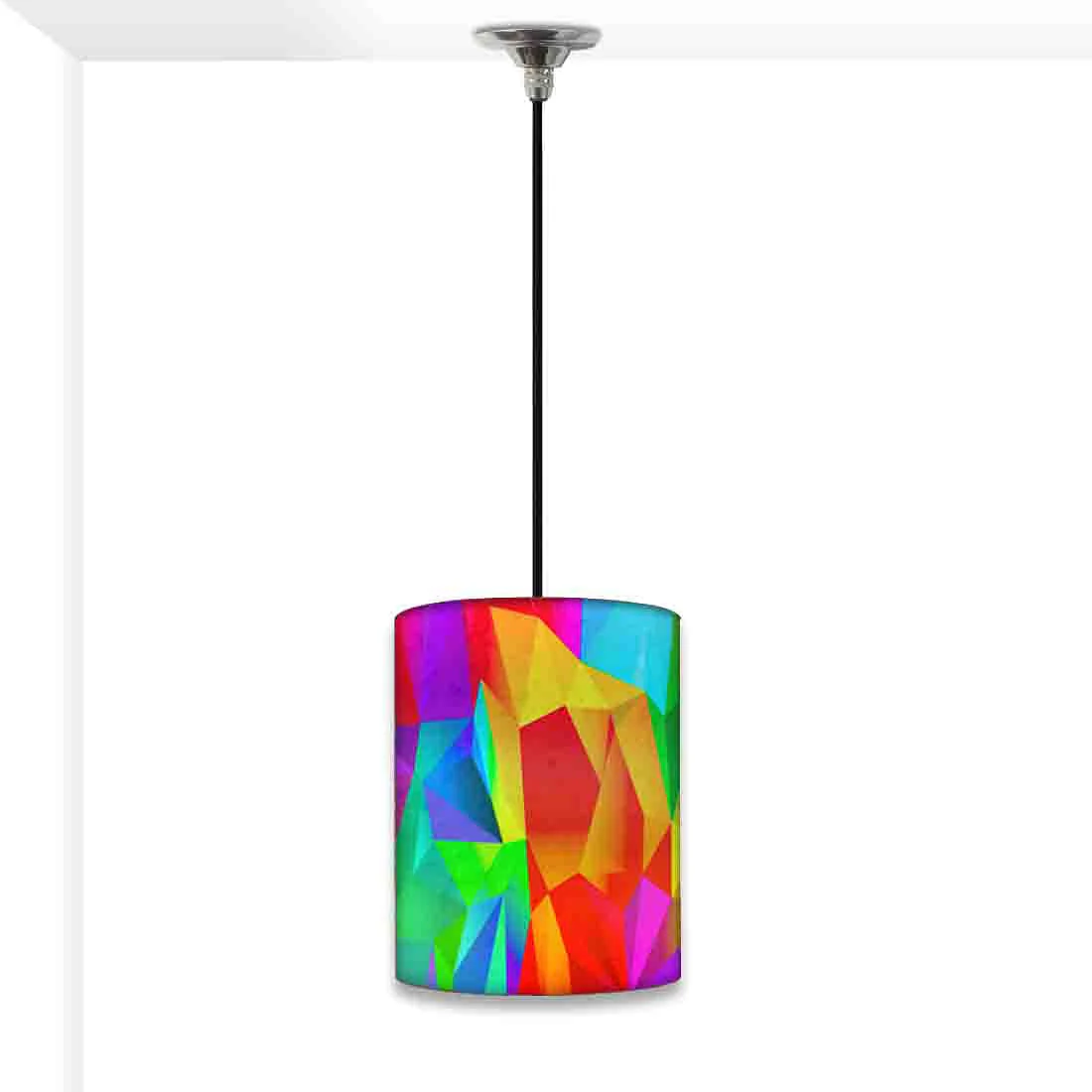 New Antique Ceiling Pendant Lamp - Shards of Color