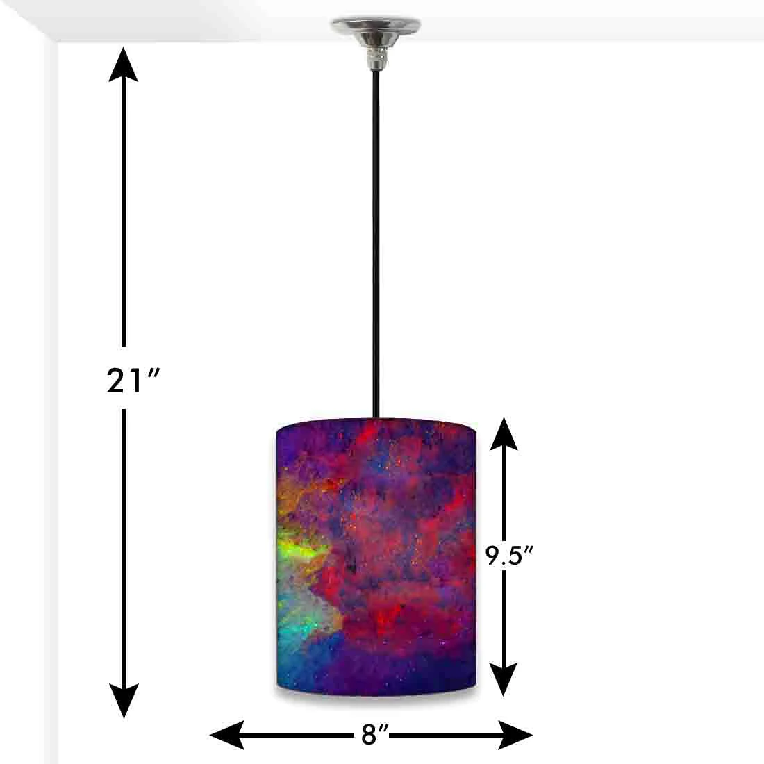 Beautiful Ceiling Hanging Pendant Lamp - Watercolor - Image 2