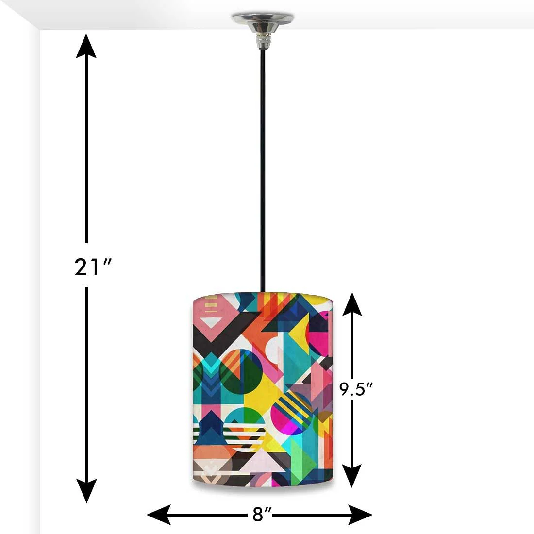 Bedside Hanging Pendant Lamp - Cool Art - Image 2