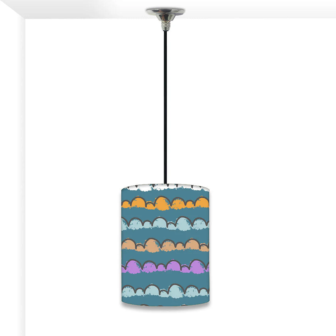 Modern Outdoor Pendant Lamp - Clouds of Color