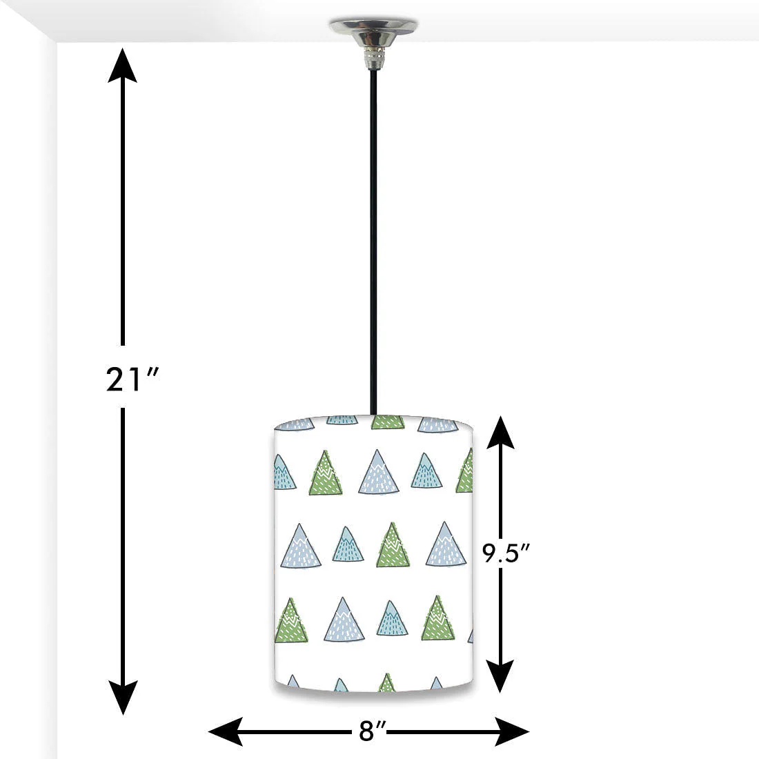 Modern Ceiling Pendant Lamp - Mountains - Image 2