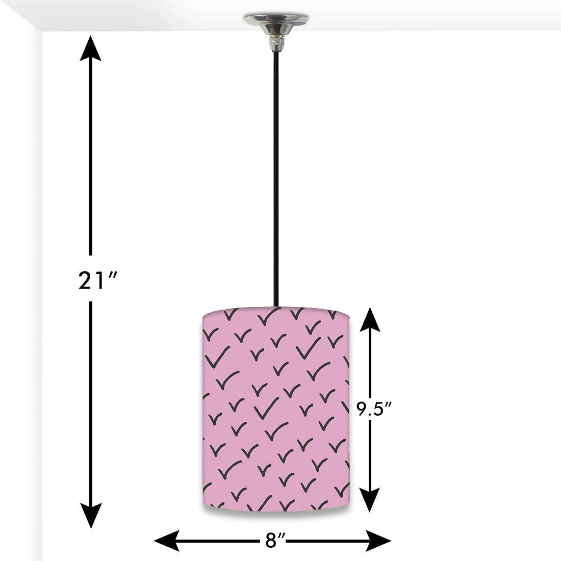 Nice Small Hanging Pendant Lamp - Right Sign - Image 2