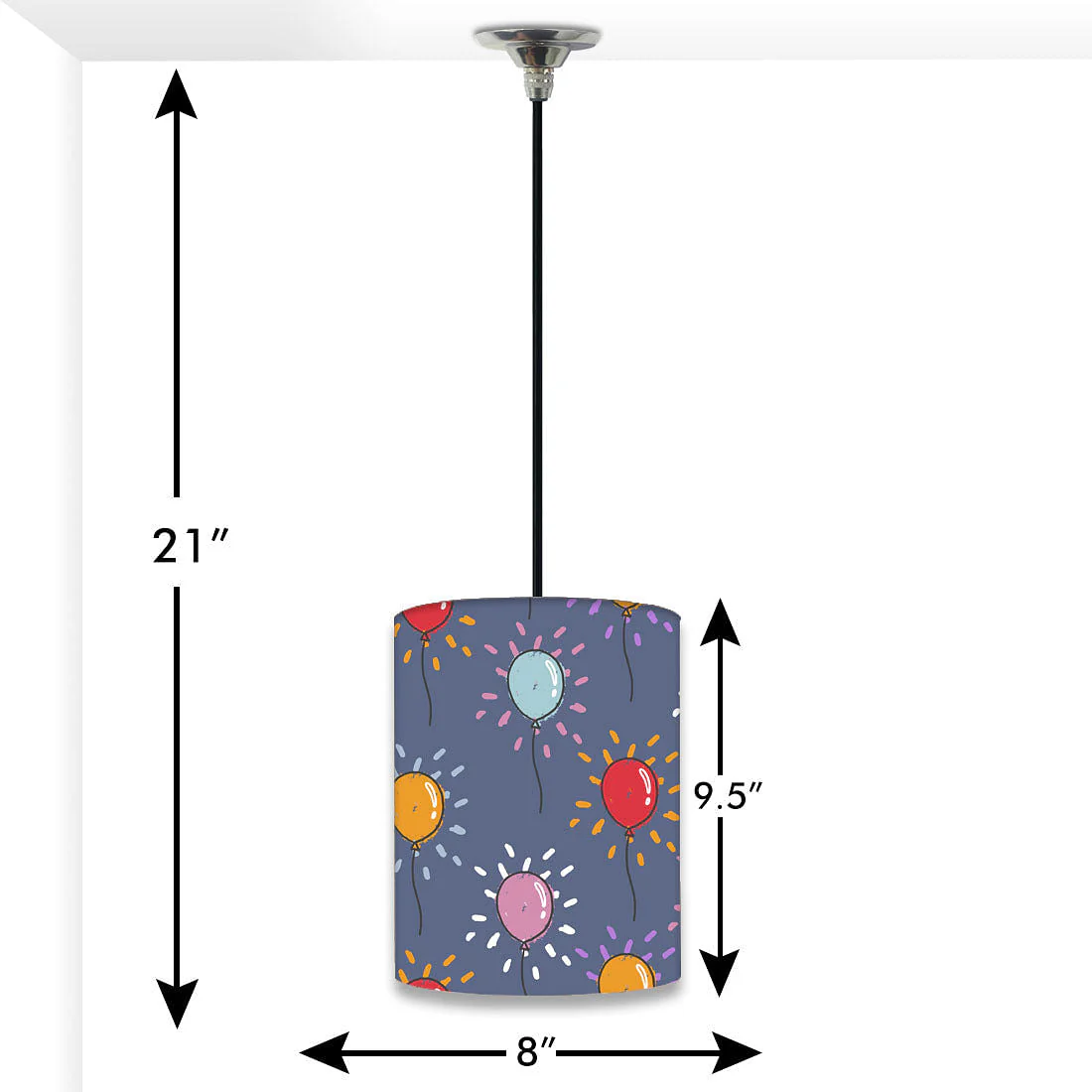 New Kids Ceiling Pendant Lamp - Balloons - Image 2