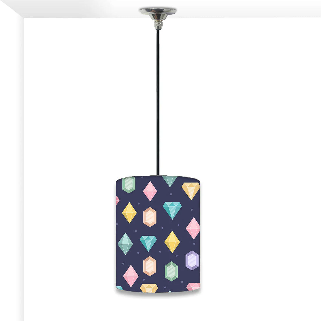 Hanging Pendant Lamp for Living-Room - Diamonds