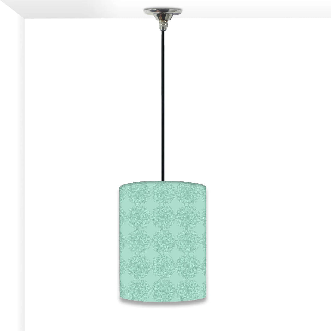 Designer Flower Ceiling Pendant Lamp - Geometrical Flower Green