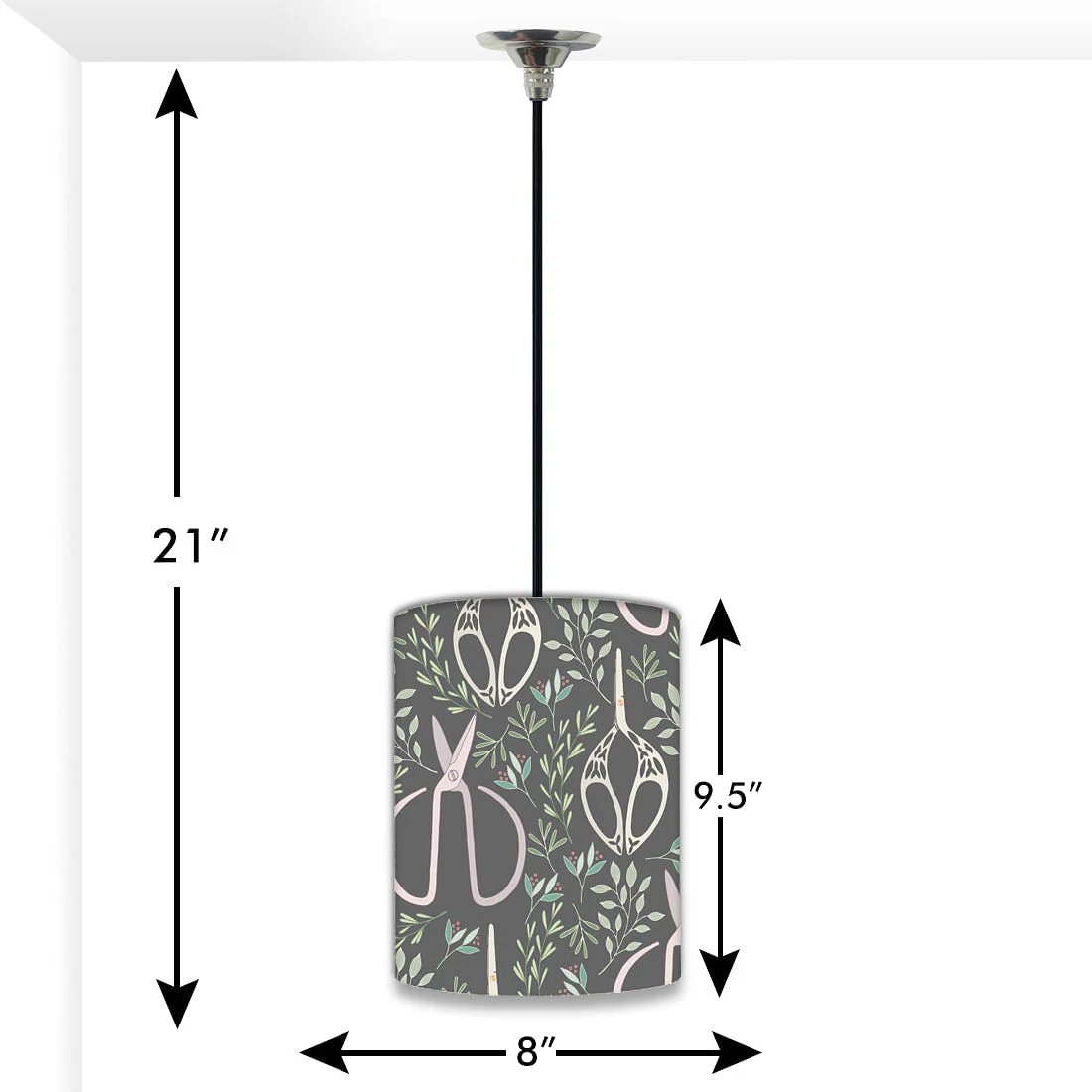 Designer Hanging Pendant Lamp - Scissors - Image 2