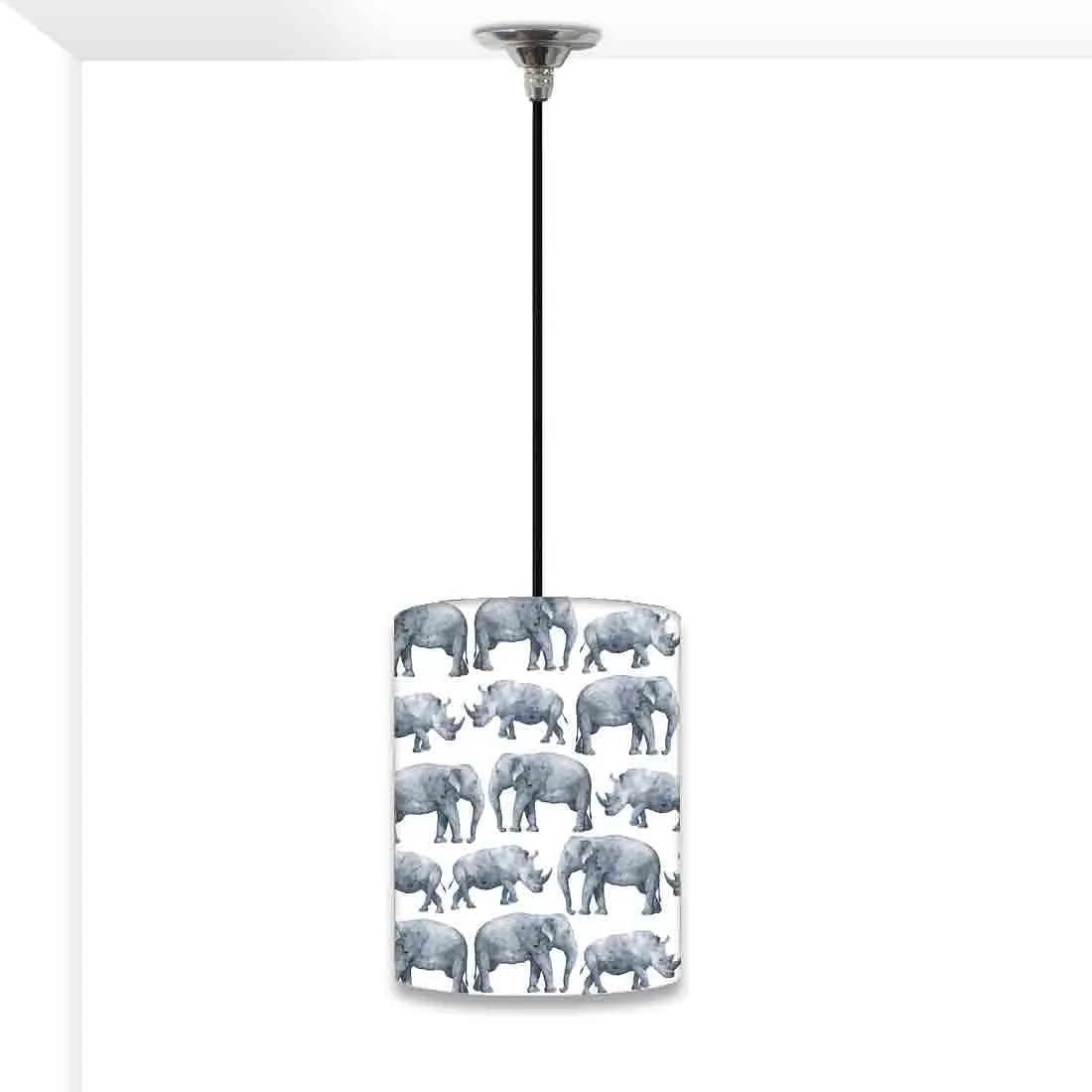 Ceiling Hanging Pendant Lamp Shade - Elephants