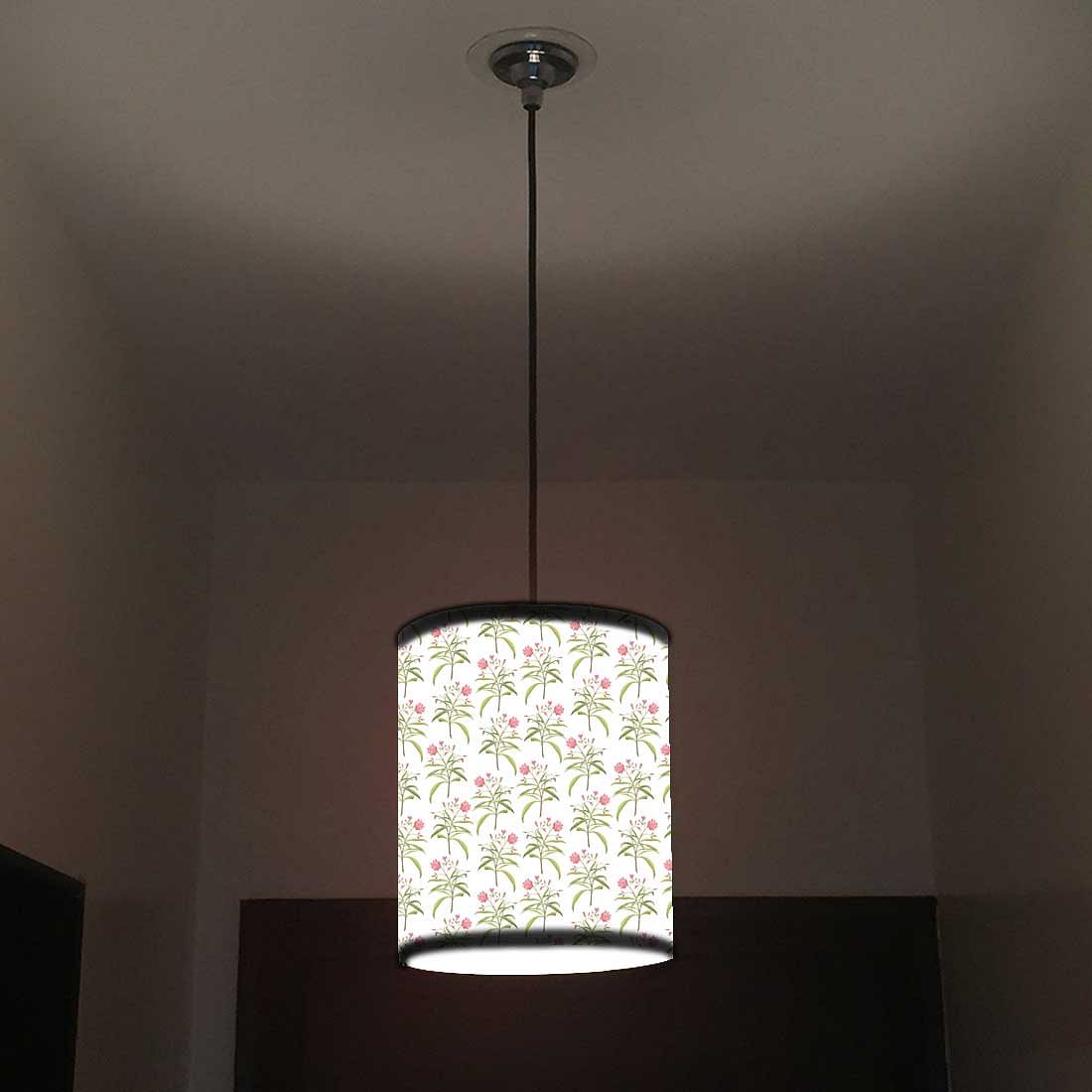 Ceiling Hanging Pendant Lamp Shade - Flowers Pattern - Image 2