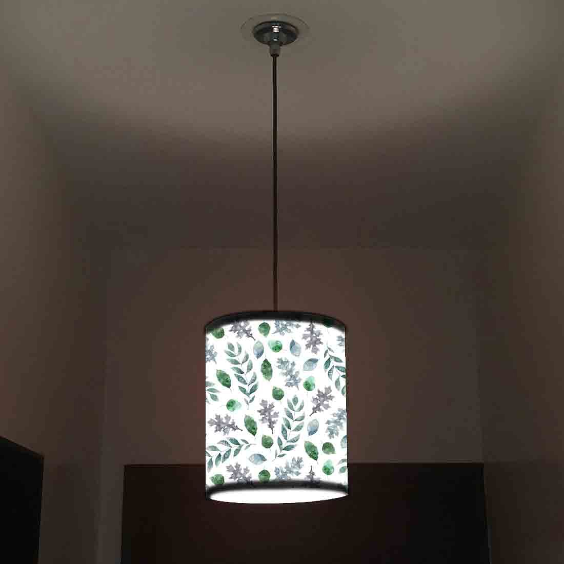 Ceiling Hanging Pendant Lamp Shade - Green Leaf - Image 2