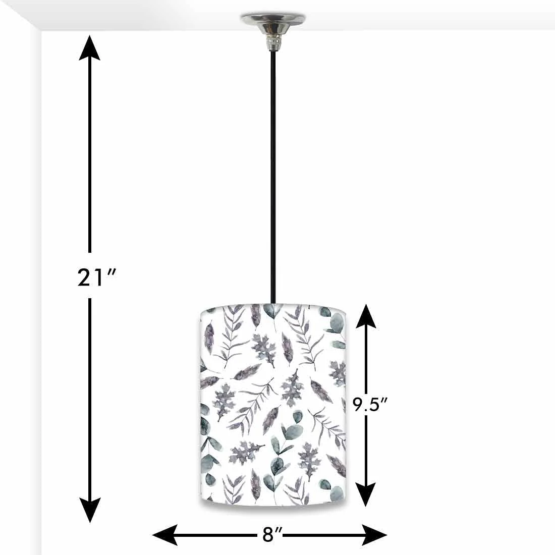 Ceiling Hanging Pendant Lamp Shade - Leaves - Image 3