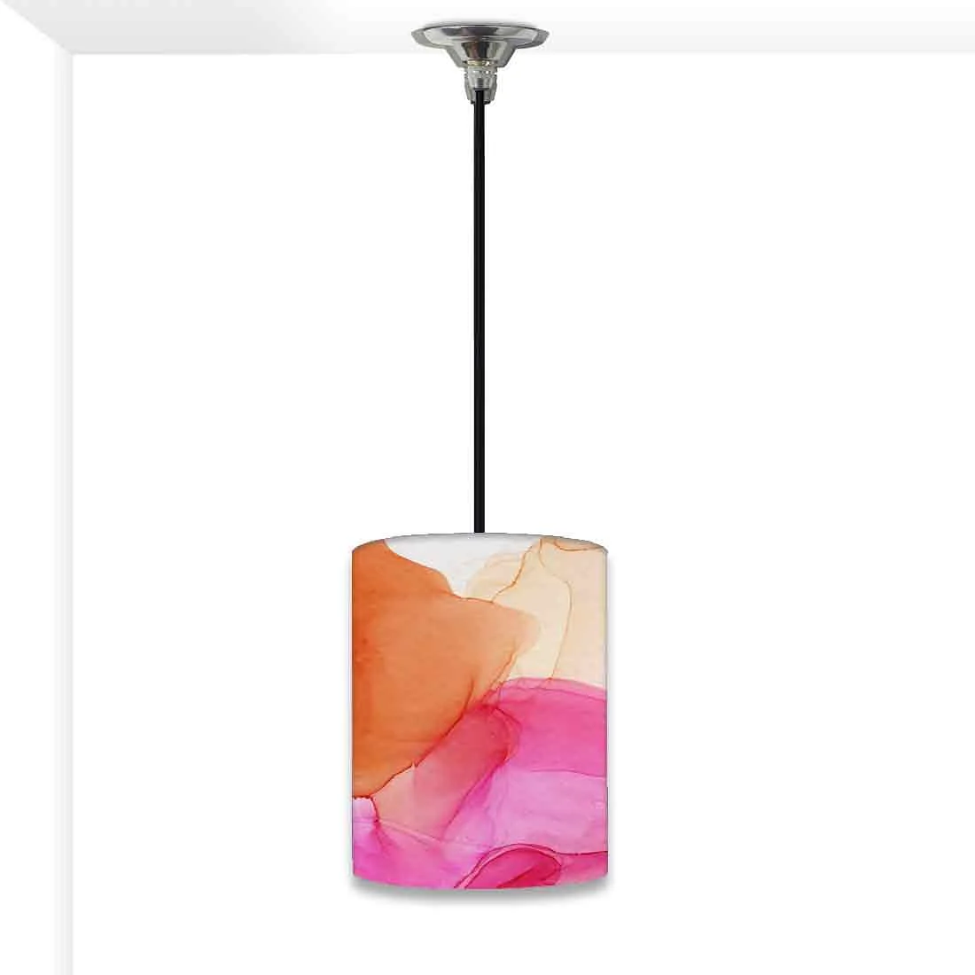 Hanging Lantern Pendant Light Lamps for Bedroom - Watercolor 0216 - Image 2