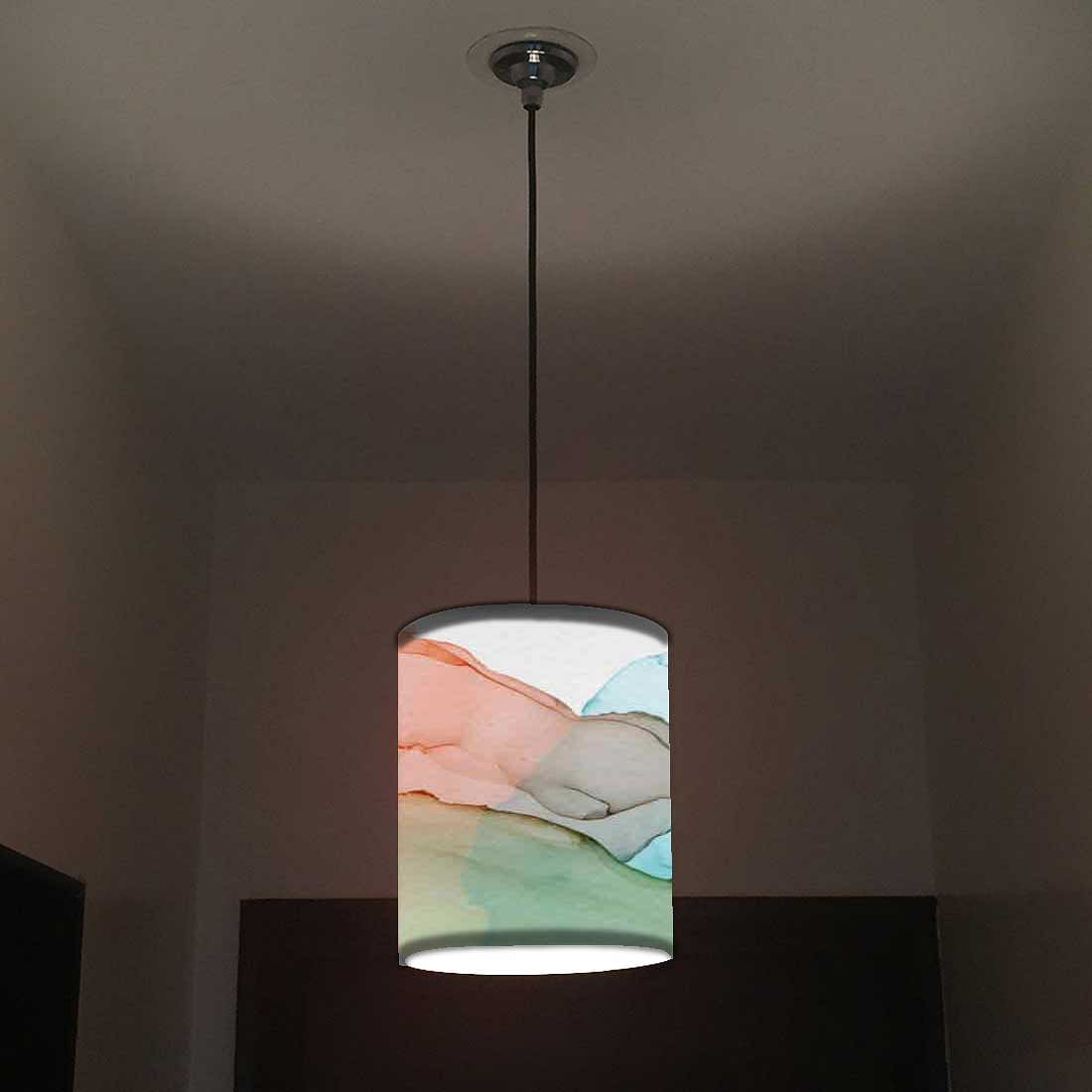 Ceiling Hanging Pendant Lamp Shade - Ink Watercolor Shades - Image 2