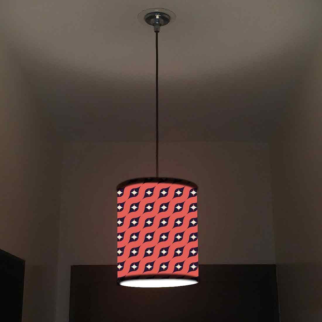 Ceiling Hanging Pendant Lamp Shade - Peach Retro Collection - Image 2