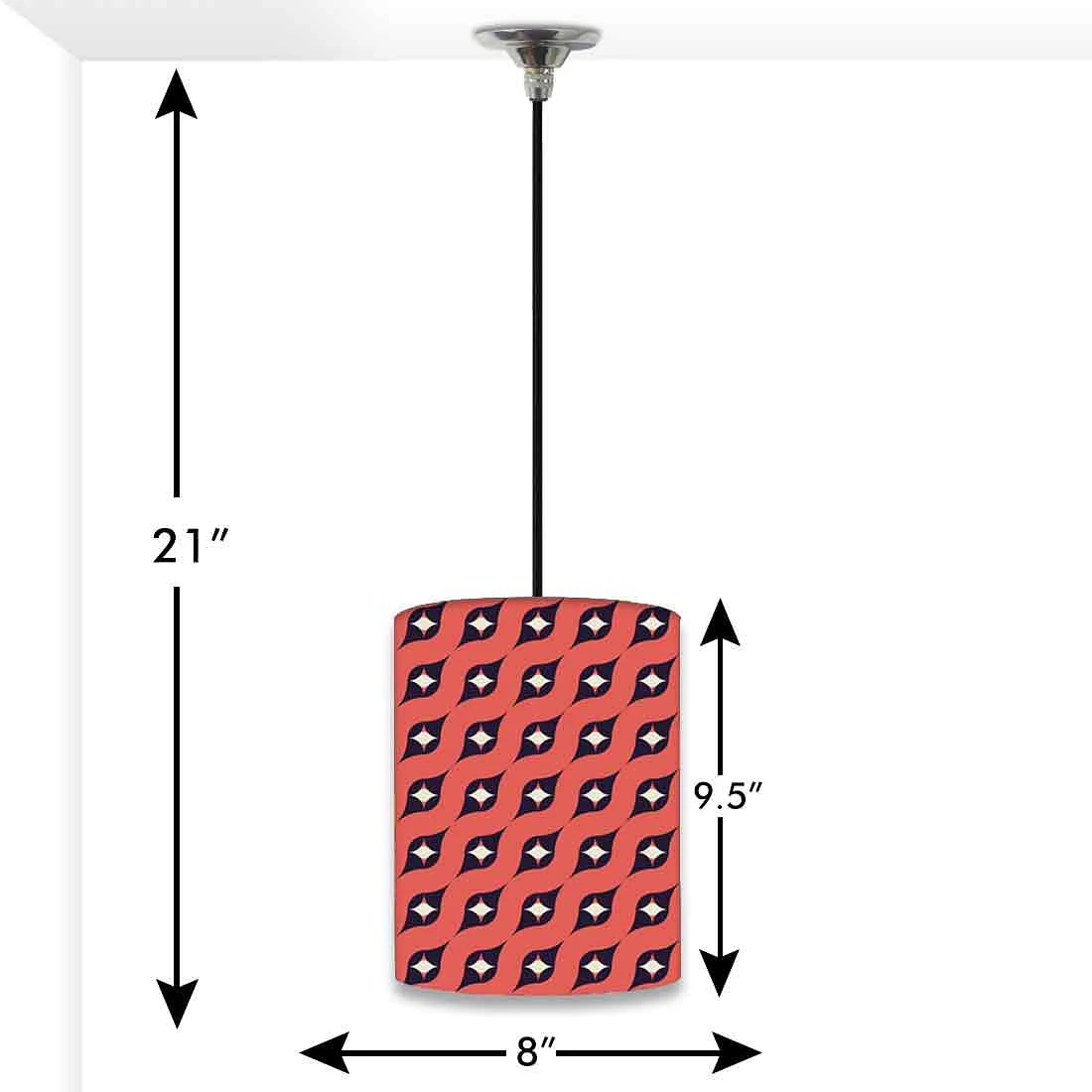 Ceiling Hanging Pendant Lamp Shade - Peach Retro Collection - Image 3