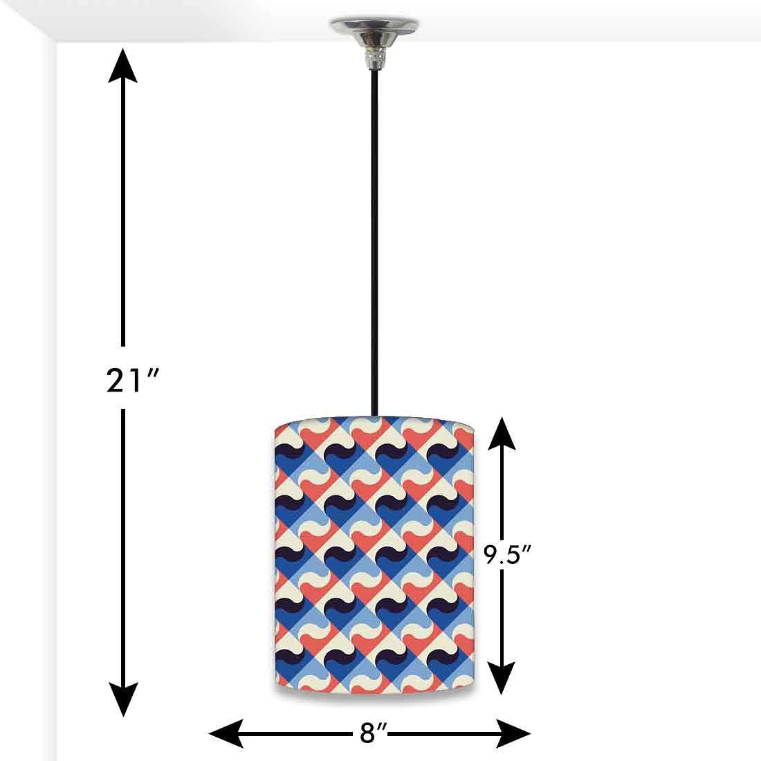 Ceiling Hanging Pendant Lamp Shade - Retro Pattern - Image 3